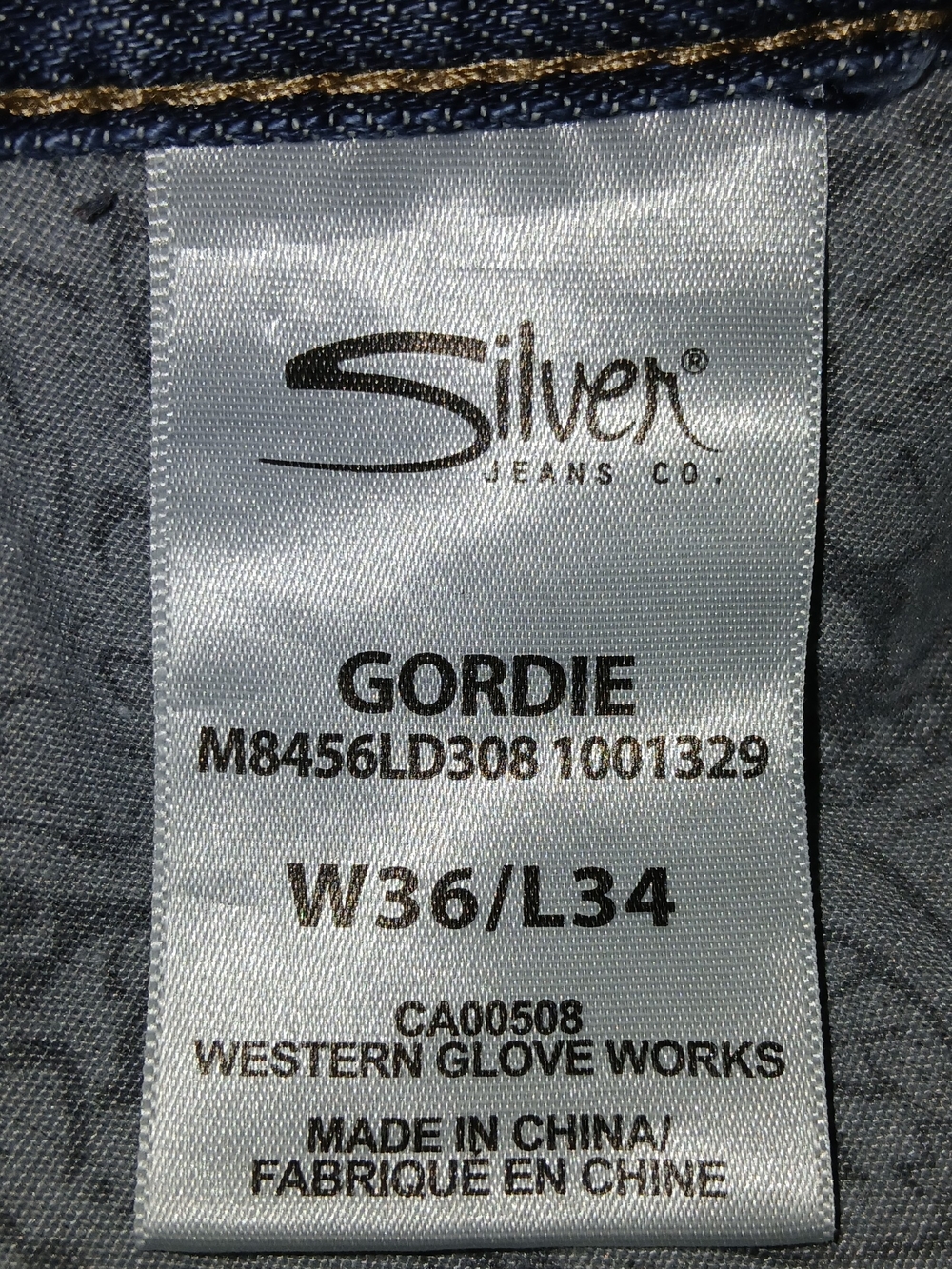 Silver Jeans Gordie Men's - Dark Blue W36/L34